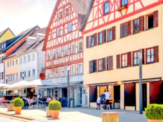 Künzelsau, Innenstadt, Haus, Fußgängerzone