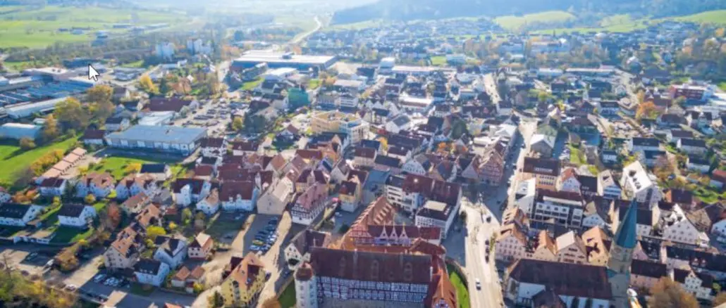 Gaildorf; Stadt; Luftbild