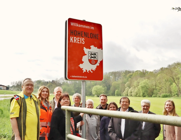 Kreisgrenzschilder Hohenlohe